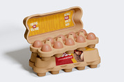 Egg Packaging Mockup, a Packaging Mockup by SLAB! Design (Thumbnail 5 of 6)