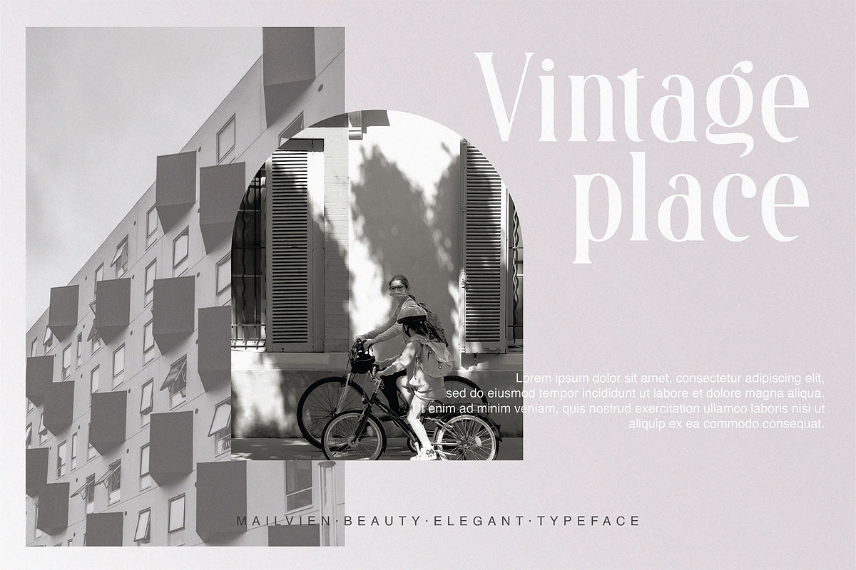 Mailvien - Modern Ligature Typeface, a Serif Font by BrandSemut (Photo 5 of 10)