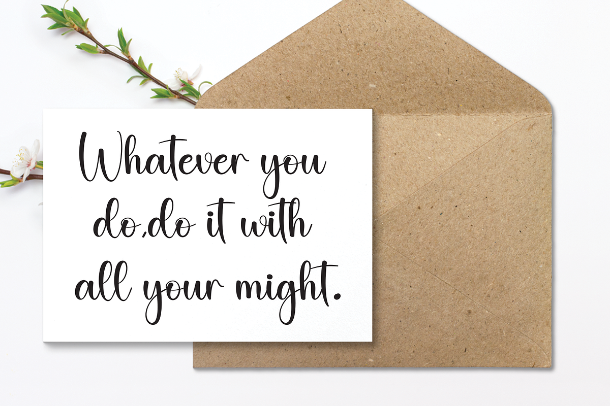 Value | Script Font, a Handwritten Font by Scratchones (Photo 4 of 9)