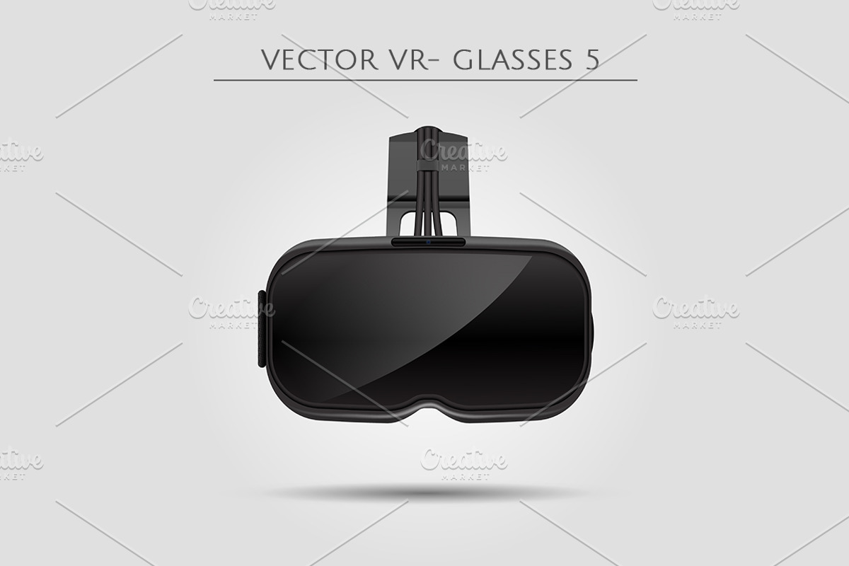 VR virtual reality glasses set, a Technology Illustration by Nikelser (Photo 6 of 9)