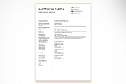 Resume and Letter of Introduction, a Resume Template by McLittle Stock (Thumbnail 2 of 3)