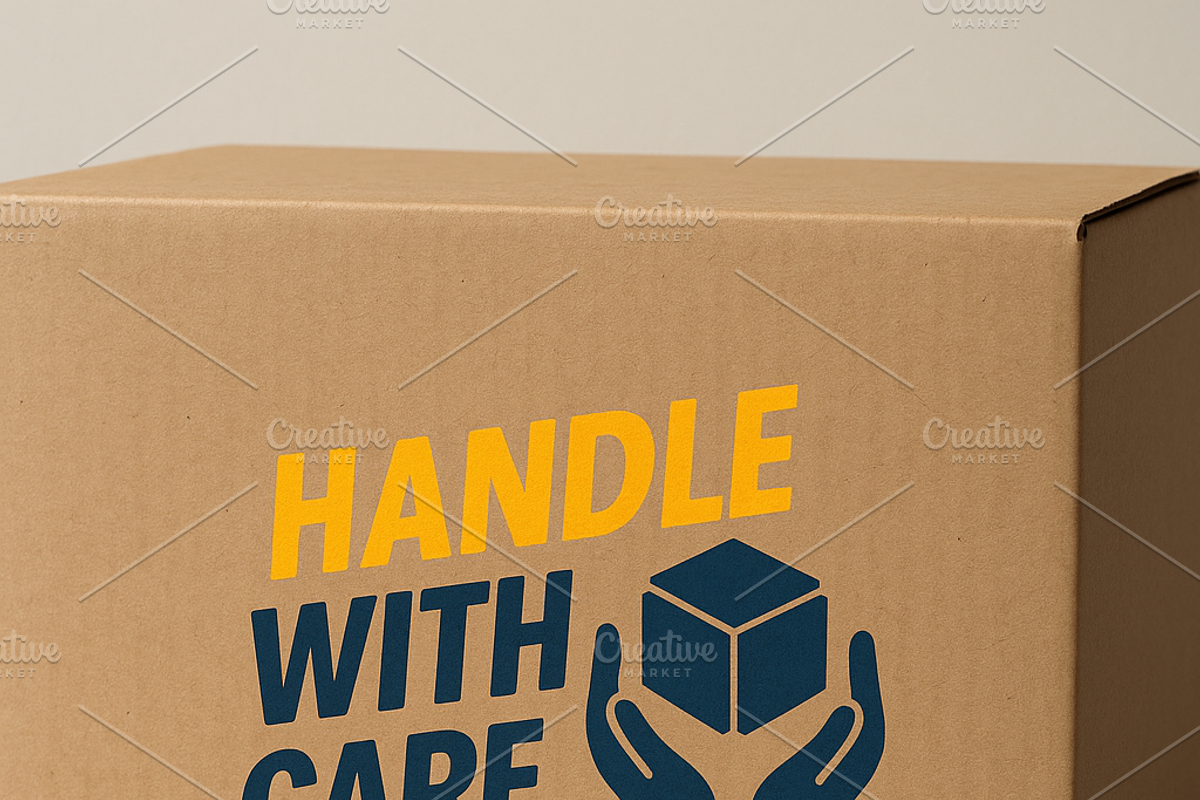 Logistics & Packaging Safety Icons, an Object Graphic by e-artdesign (Photo 3 of 3)