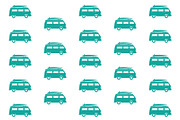 Retro Surf Wagon Vector Illustration, an Object Graphic by Fresh Wave Design (Thumbnail 6 of 6)