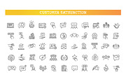 Customer Experience Icons Flat Icons, an Outline Icon by Tettygreen (Thumbnail 1 of 2)