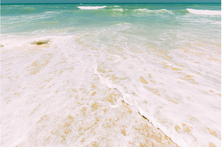 Ocean water foam splashes washing, a Nature Photo by Our Amazing World