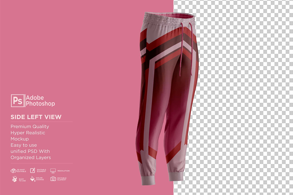 Men's Sport Pants Mockup, a Hoody Mockup by Nanggroe Scripting (Photo 6 of 9)