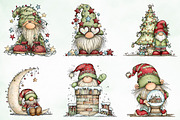 Whimsical Christmas Fluffy Gnome PNG, an Illustration by Creative Art (Thumbnail 3 of 11)