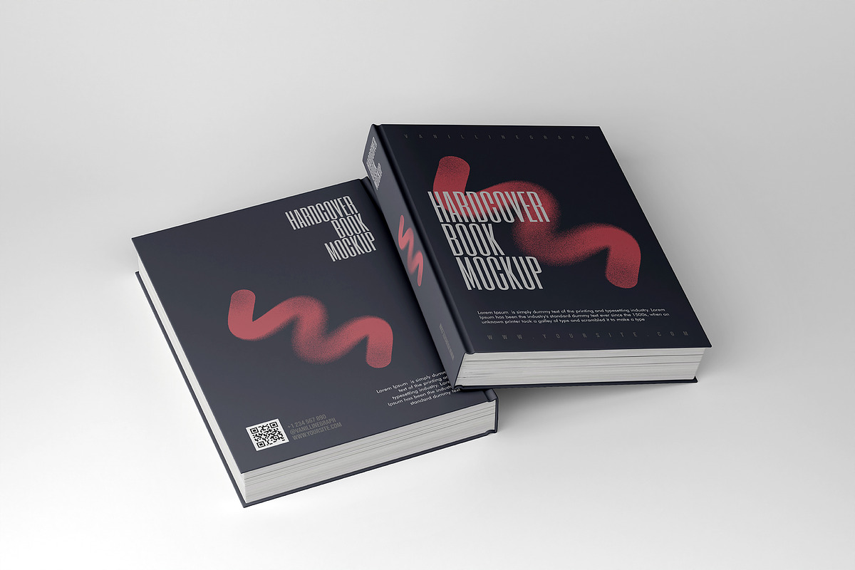 Hardcover Book Mockup, a Books & Magazine Mockup by VanillineGraph (Photo 4 of 5)