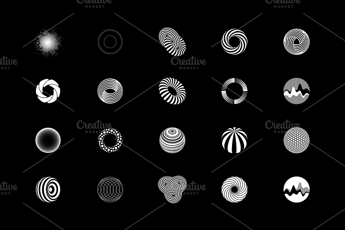 100 Circles & Spheres, an Icon by kloroform (Photo 9 of 11)