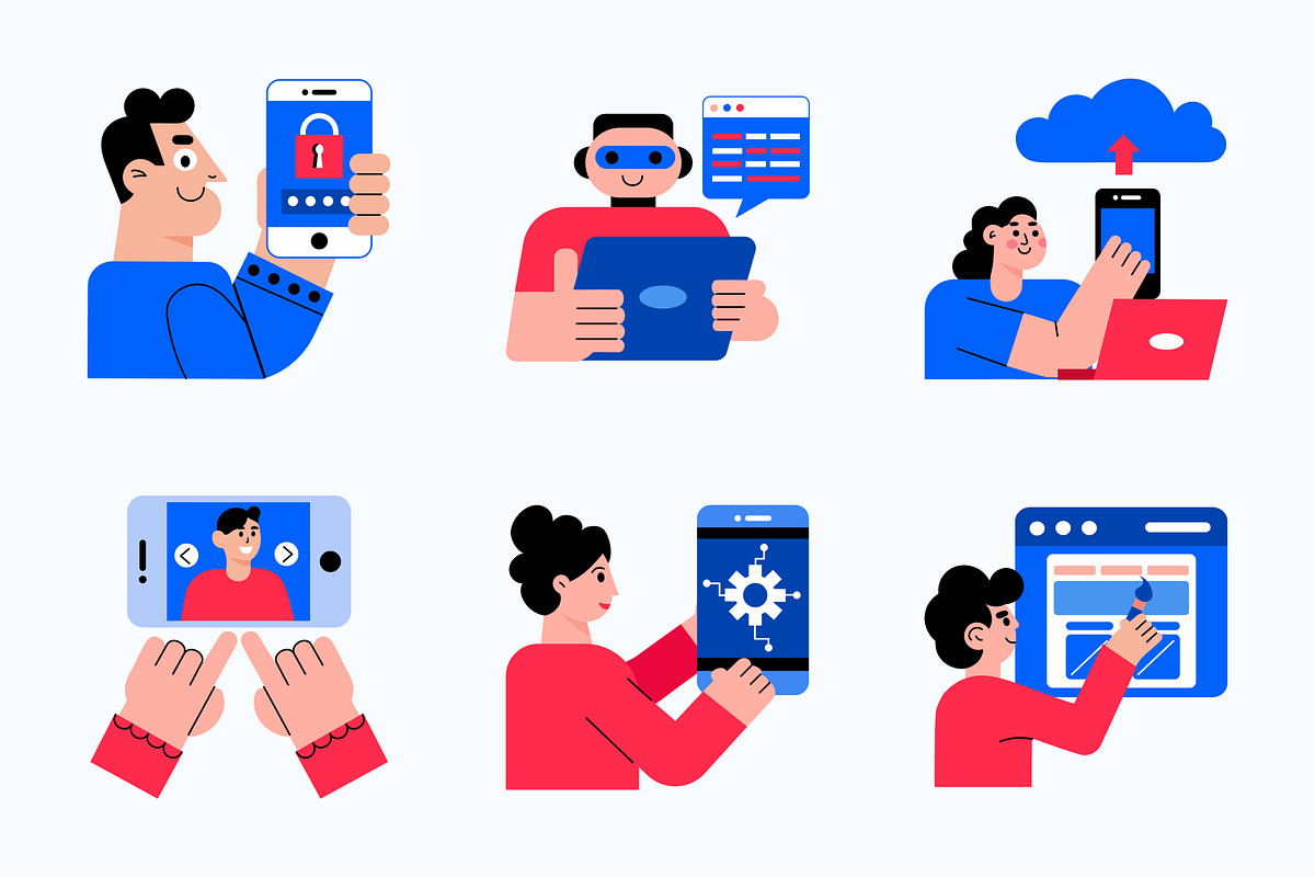 Animated Software Development, a Technology Illustration by Brickclay (Photo 3 of 5)