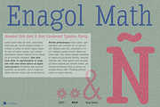 Enagol Math Rounded -4 fonts-, a Slab Serif Font by deFharo (Thumbnail 4 of 6)