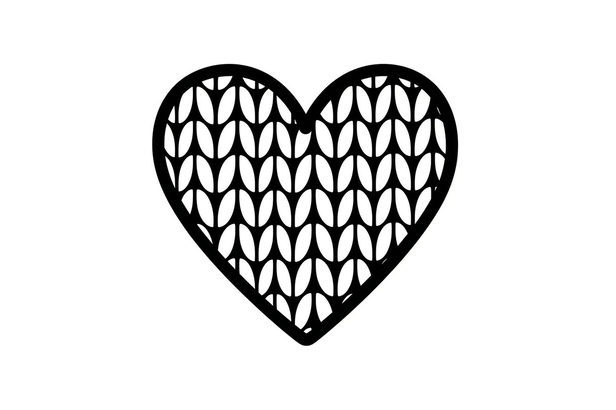 Knitted Heart Love Vector Bundle, an Illustration by Designs_River (Photo 33 of 53)