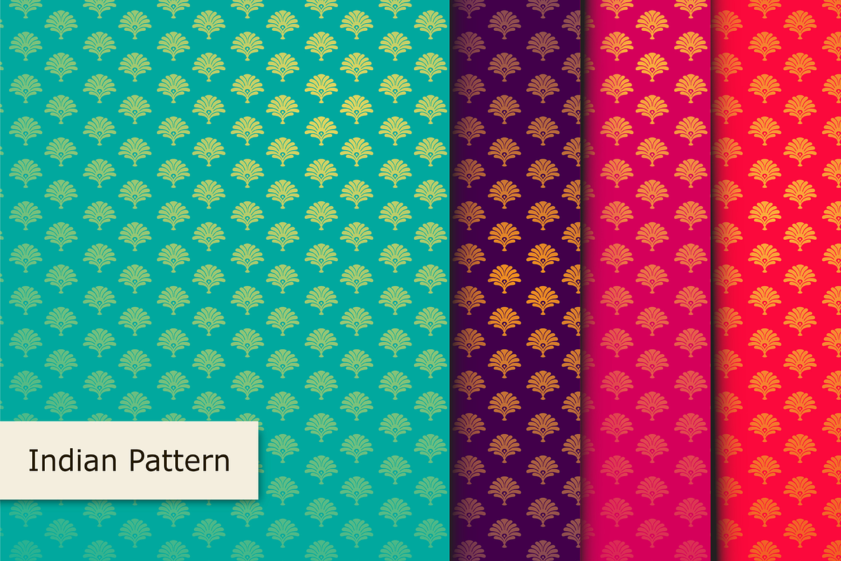 Seamless Indian Patterns Set of 75+, a Pattern Graphic by ThePhoton (Photo 12 of 17)