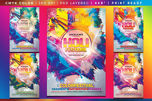 Holi Festival Flyer