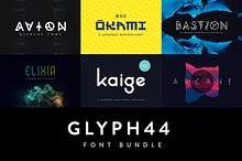 Glyph 44 | Font Bundle