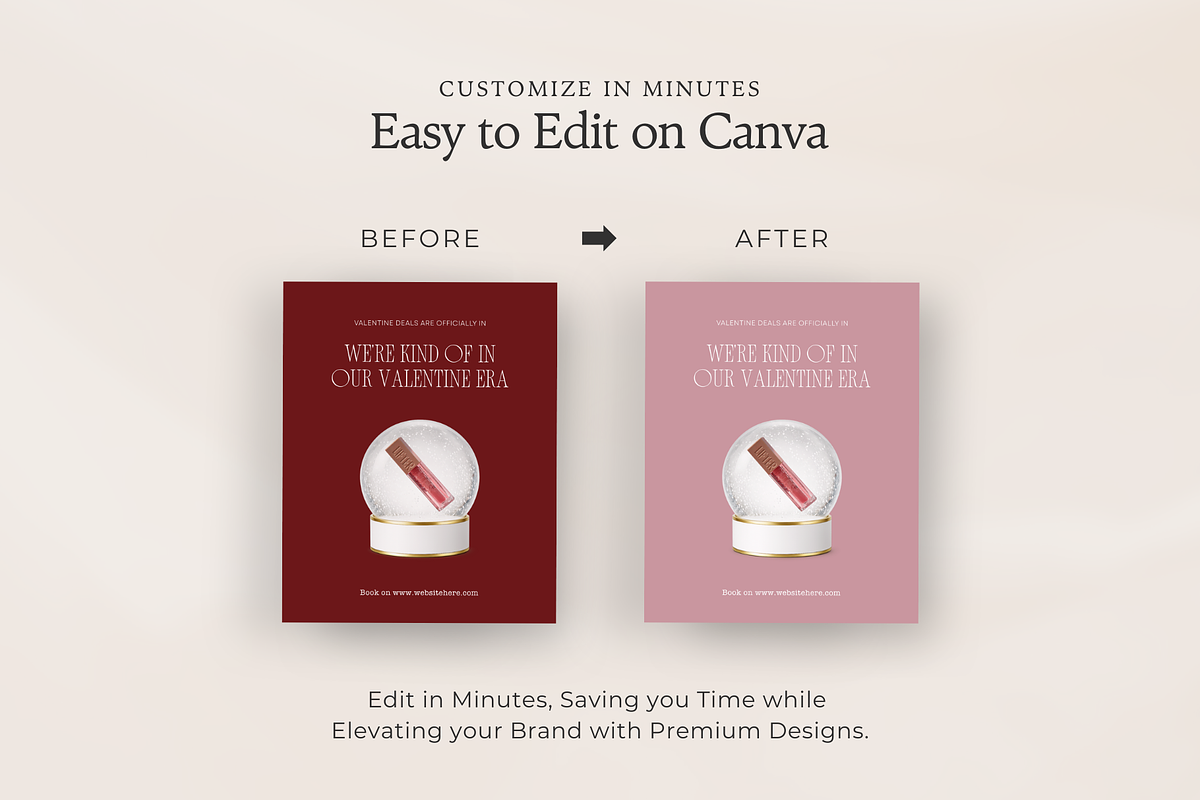Valentines Day Instagram Templates, a Social Media Template by Design Lush Studio (Photo 4 of 5)