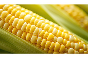 ear sweet corn background ai, a Food & Drink Photo by pikepicture