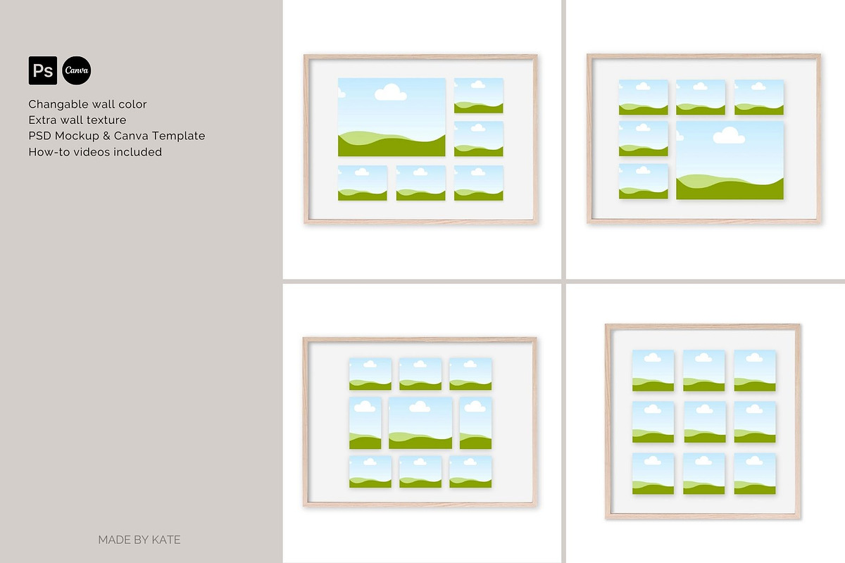 Angela - Storyboard Mockups Bundle, a Templates & Theme by Kate Roubin (Photo 6 of 6)