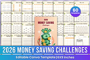 2026 Money Saving Challenges Book, a Stationery Template by Mustafiz (Thumbnail 1 of 8)