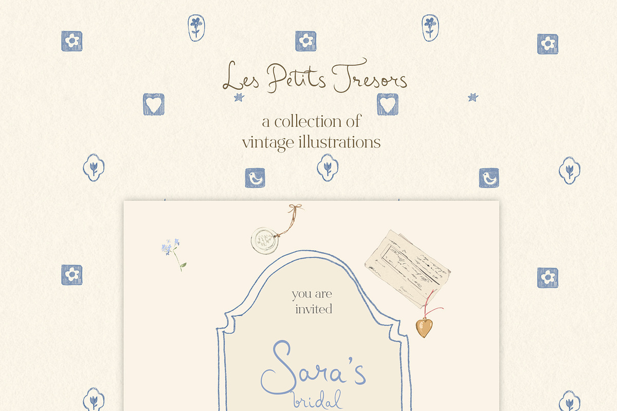 Cottagecore Vintage Illustrations, a Decorative Illustration by whiteheartdesign (Photo 20 of 21)