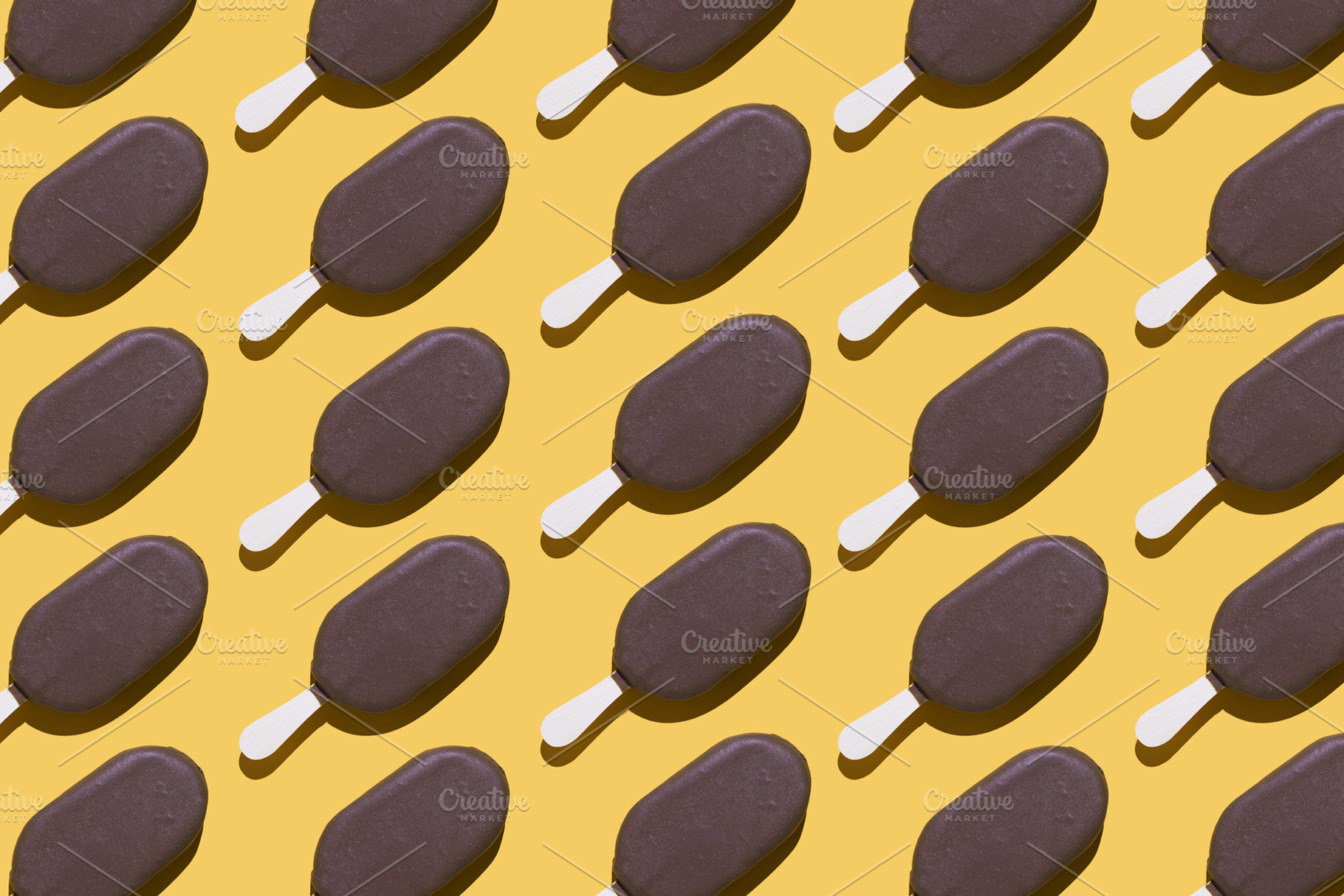 Ice cream popsicles stock photo containing ice and cream, a Food & Drink Photo by bogdandimages