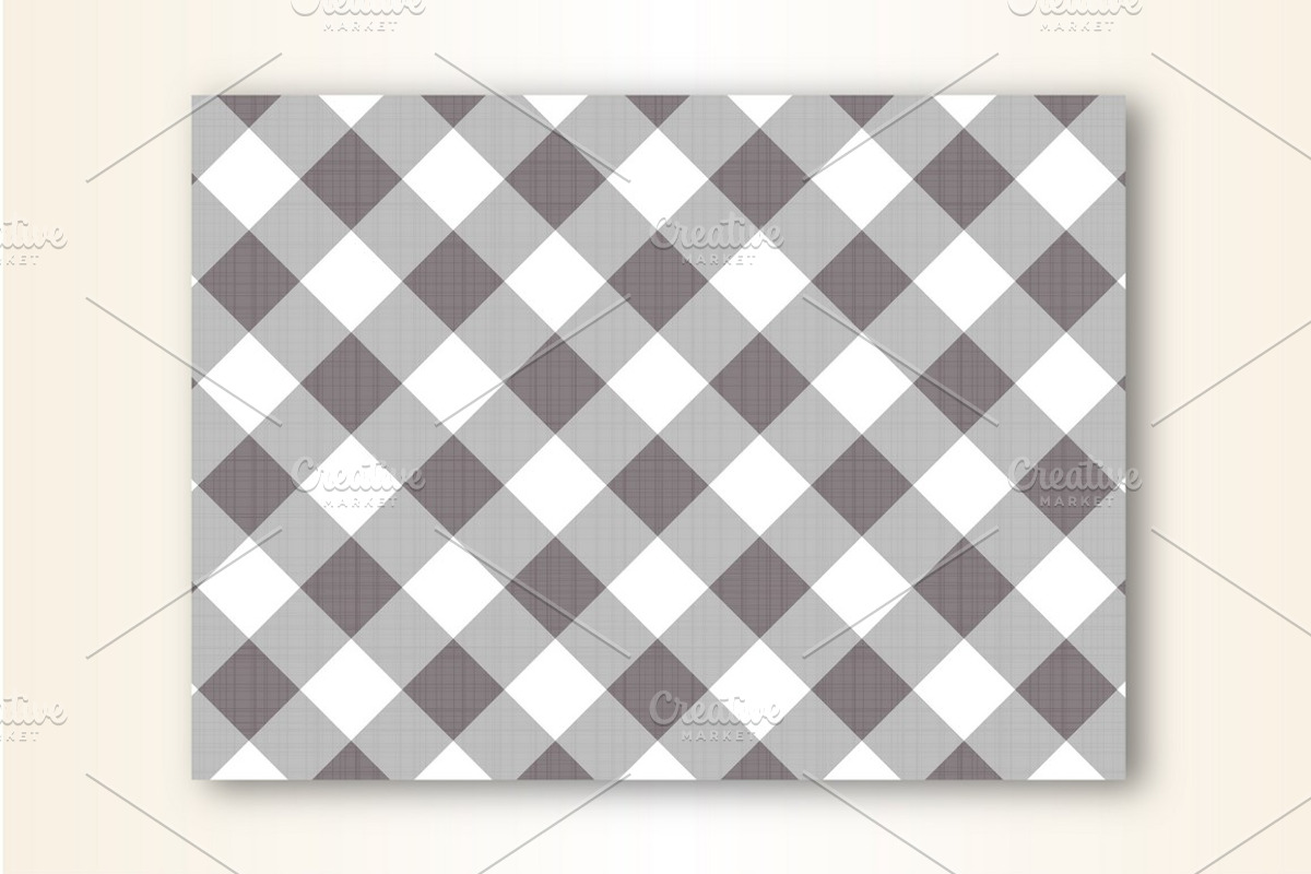 Set of seamless gingham patterns, a Pattern Graphic by Olga Proz (Photo 4 of 4)