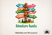 Camping Sublimation Bundle Hiking, an Object Graphic by GlitterCraft (Thumbnail 15 of 21)