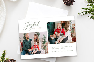 Photoshop Christmas Card Template