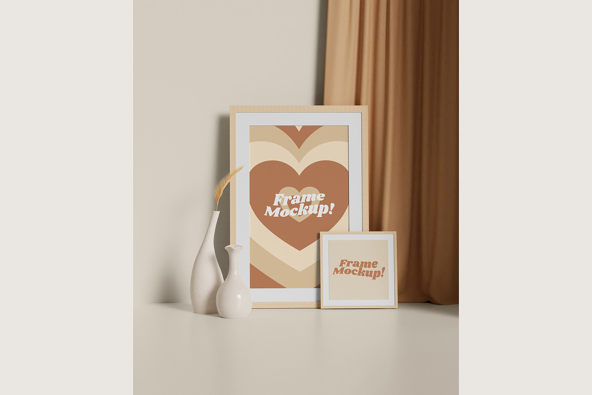Aesthetic frame mockup, a Product Mockup by mockupocka (Photo 12 of 14)