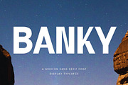 Banky Modern Sans Serif Font, a Sans Serif Font by Perfectype (Thumbnail 1 of 4)