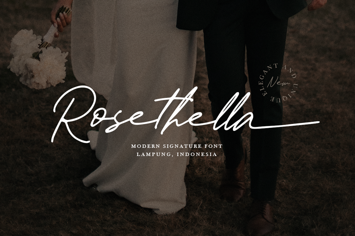 Rosethella, a Script Font by artism_design (Photo 1 of 7)