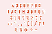 PERFECT SHADOW OUTLINE FONT, a Handwritten Font by Fourteen Letter (Thumbnail 6 of 8)