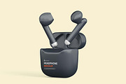 Earphone Mockup, a Wearable Device Mockup by tiyasprabawa (Thumbnail 5 of 5)