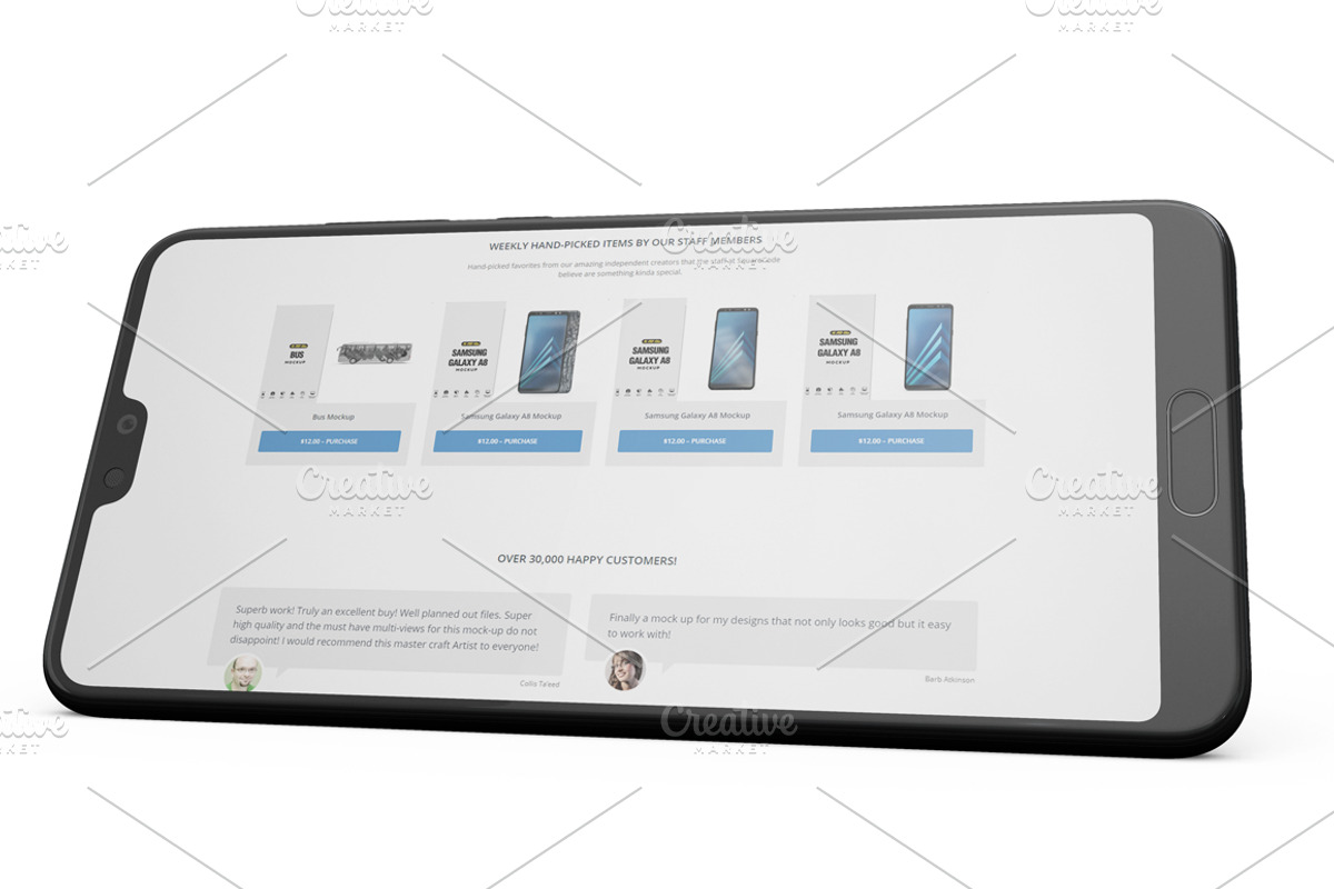 Huawei P20 Pro App Mockup Vol2, an Android Mockup by PixelMockup (Photo 16 of 17)