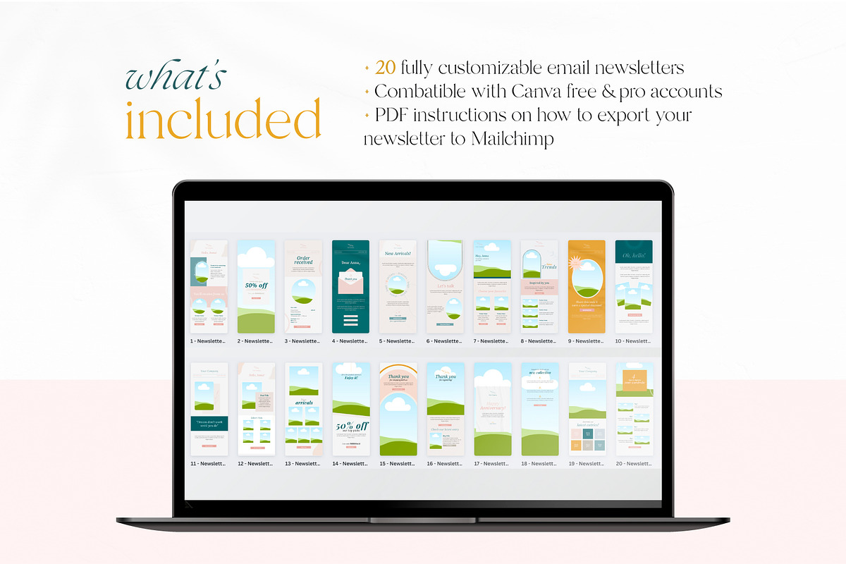 20 Canva Newsletter Templates, an Email Template by Matisse Studio (Photo 2 of 6)
