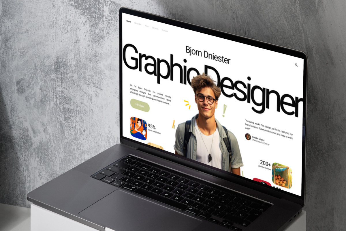 Bjorn Dniester - Creative Portfolio, a Landing Page Template by productype1 (Photo 5 of 5)