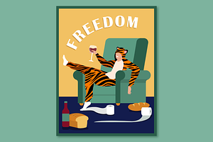 Stay Home Toilet Paper Poster