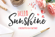 Hello Sunshine Font Duo, a Script Font by Nicky Laatz (Thumbnail 1 of 10)