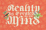 Bodywork - Modern Blackletter, a Blackletter Font by Dharmas Foundry (Thumbnail 13 of 15)