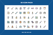 Handcrafts icons, an Outline Icon by Wencory (Thumbnail 1 of 2)