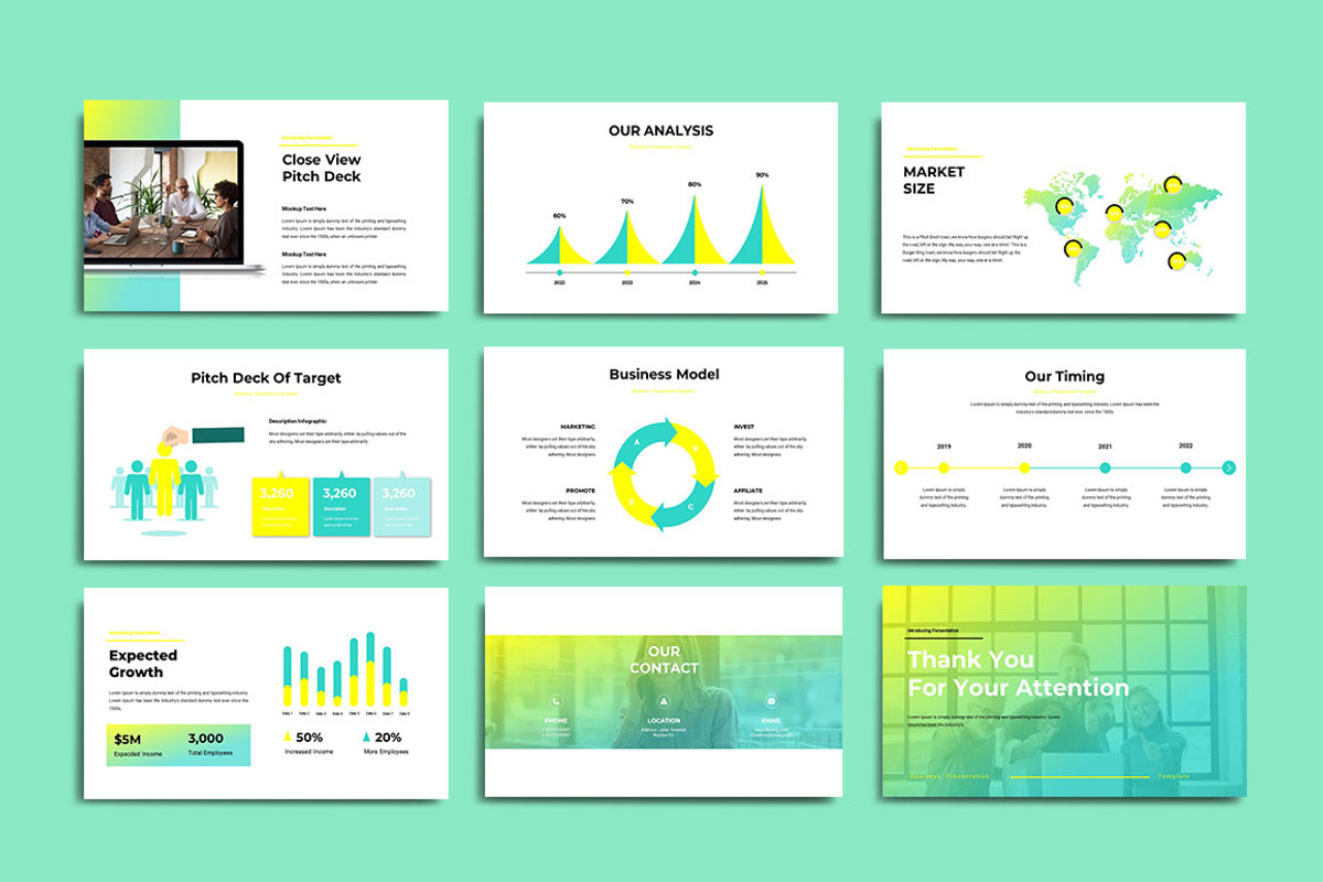 Business Pitch Deck, a Presentation Template by yanindesign (Photo 5 of 5)