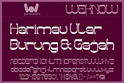 Endangered Beauty font, a Sans Serif Font by weknow (Thumbnail 3 of 8)