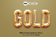 Gold Liquid 3D Text Effect Bundle, a Brushes & More by Zamans (Thumbnail 5 of 10)