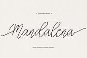 Mandalena | Script Font, a Script Font by Scratchones (Thumbnail 1 of 8)