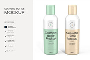 Two Cosmetic Bottle Mockup Template, a Product Mockup by graphypix (Thumbnail 2 of 4)