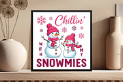 Chillin Snowmies PNG, an Illustration by Black Bird Studio (Thumbnail 4 of 4)