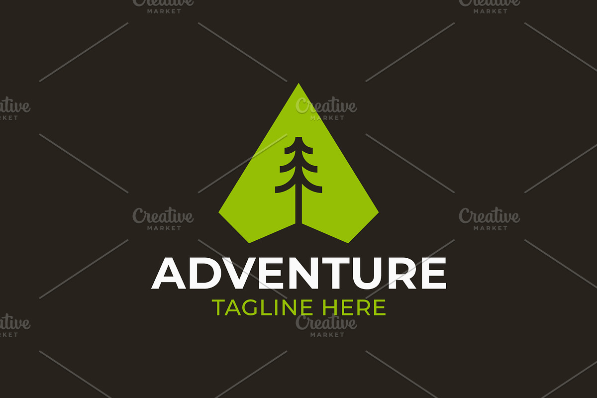 Adventure Arrow Pine Tree Logo, a Branding & Logo Template by Signatoro (Photo 2 of 3)