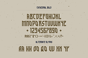 Cathedral — Display Typeface, a Font by Clint English (Thumbnail 2 of 5)