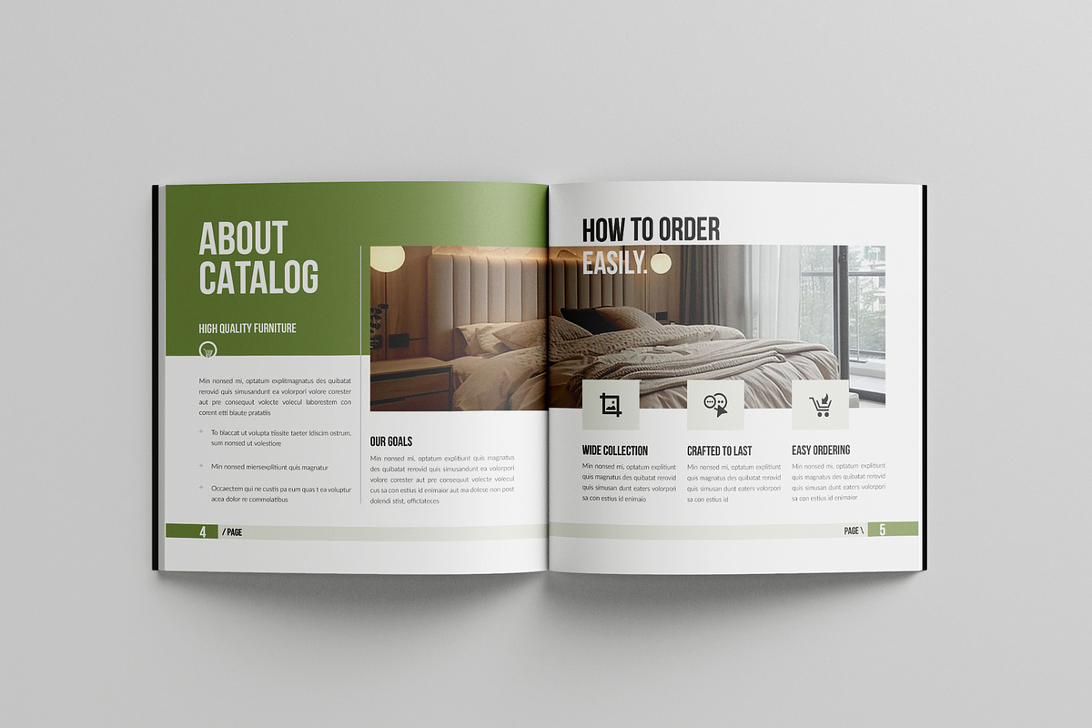Square Product Catalog Template, a Brochure Template by Spark_Creative (Photo 4 of 15)
