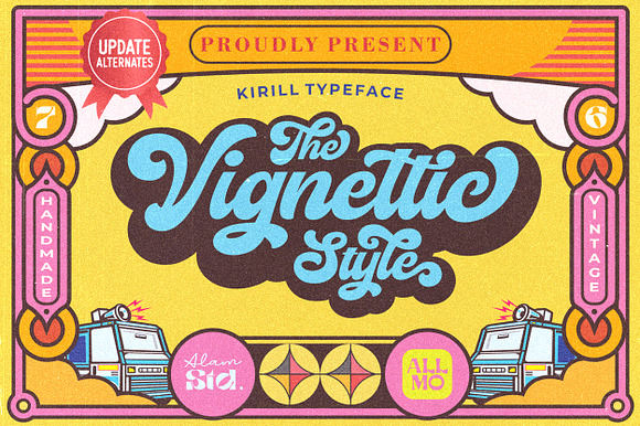 Vignettic Font preview 8